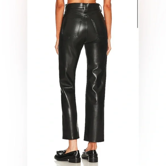 NWT AGOLDE Leather Pants